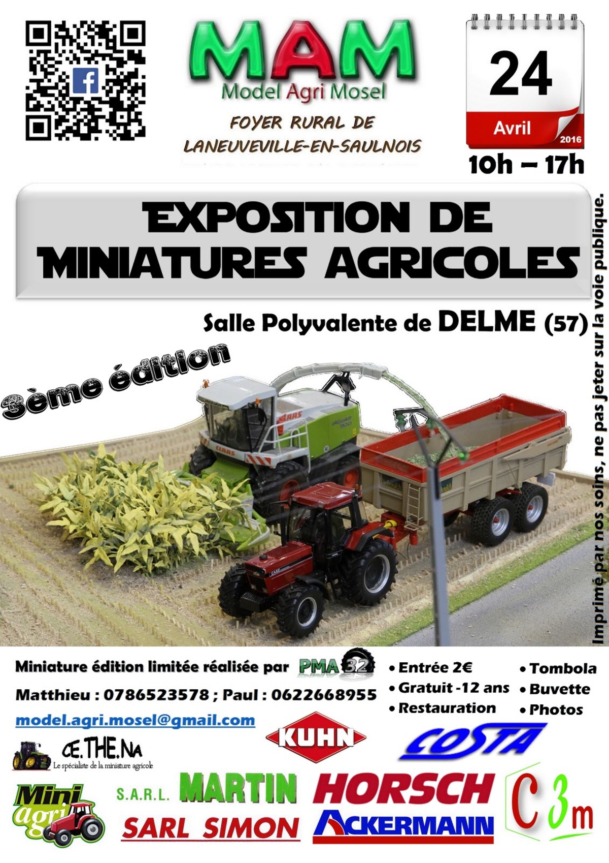 La 13e édition de l'exposition de miniatures agricoles a lieu dimanche