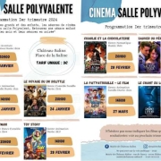 Les films du premier trimestre 2024 à Château-Salins